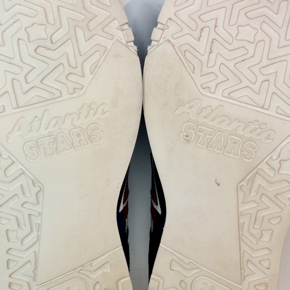 Atlantic Stars blue & red leather & nylon Pegasus sneakers, EU41, EUC - Picture 11 of 14